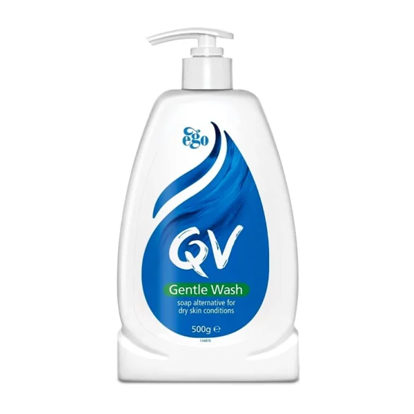 شوینده پوست خشک و حساس کیووی_QV مدل Gentle wash
