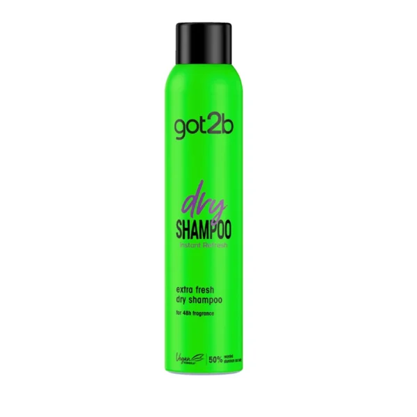 اسپری شامپو خشک شوآرزکوف مدل got2b extra fresh Schwarzkopf_ 200ml (سبز)