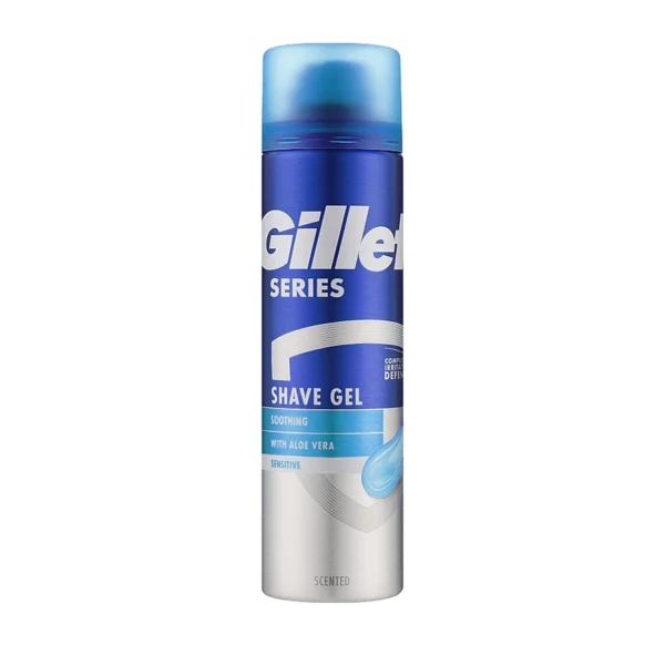ژل اصلاح ژیلت انگلستان مدل آبرسان Gillette_ Moisturising  حجم 200ml