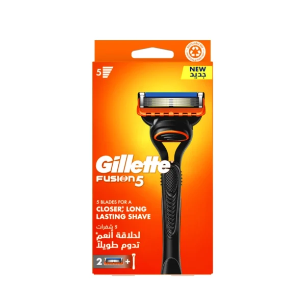 تیغ اصلاح + 2 عدد یدک ژیلت فیوژن _Gillette